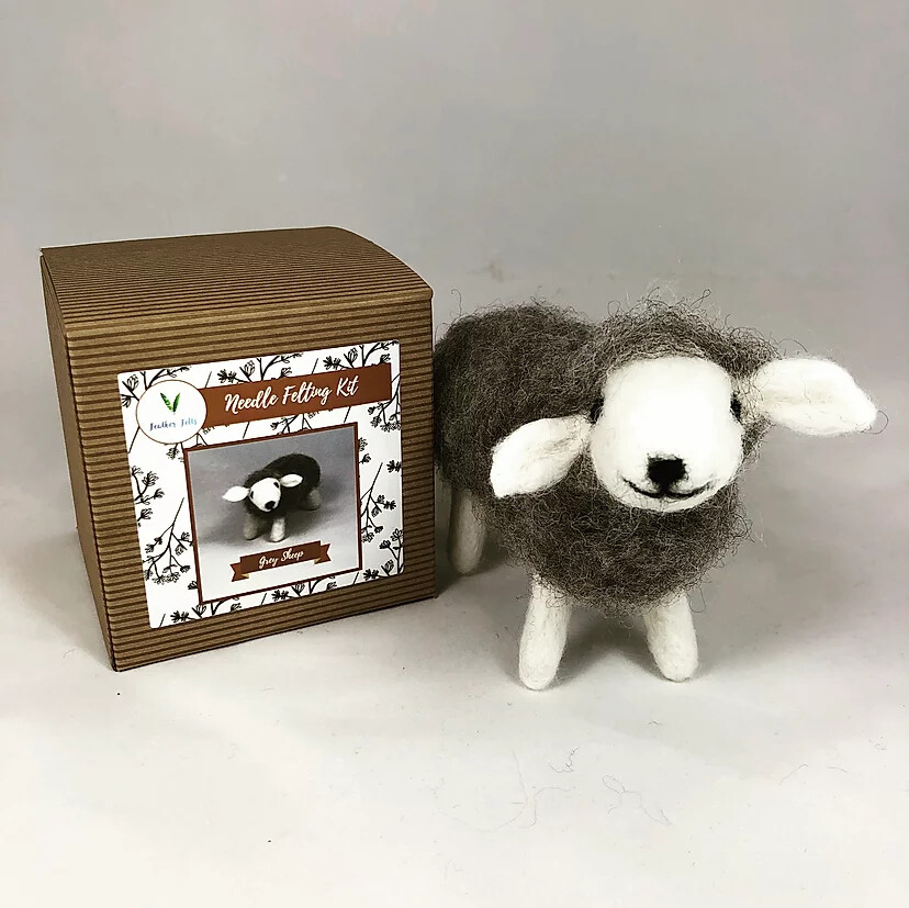 Grey Sheep Felting Kit