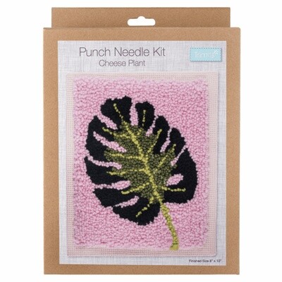 Punch Needle Cheese Plant Kit