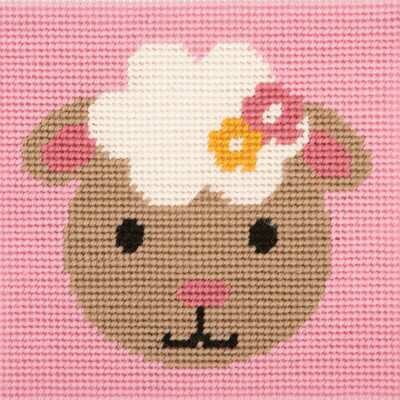 1st Kit - Needlepoint Tapestry Smiling Sheep