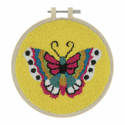 Embroidery Punch Needle Butterfly Embroidery Punch Needle Butterfly