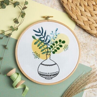 Green Fingers Embroidery Kit