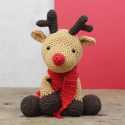 DIY Crochet Kit - Rudolf Reindeer