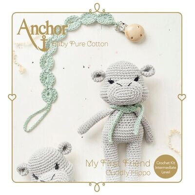 DIY Crochet Kit - Amigurumi Hippo