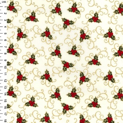 Christmas Holly - Ivory