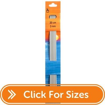 Double Pointed Needles 2 - 3.5 mm, 5/Pack