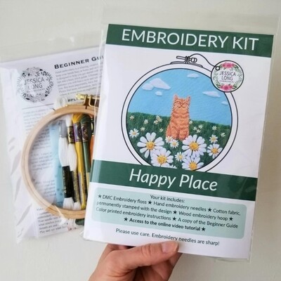 Embroidery Kit - Happy Place