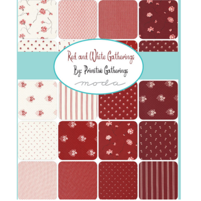 Red and White Gatherings - Charm Pack