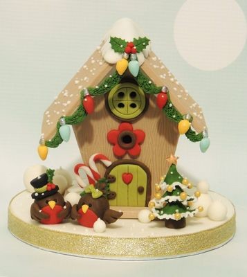 Christmas Bird House Tutorial (by Shereen's Cakes & Bakes)