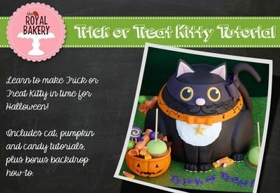 Trick or Treat Kitty (by Royal Bakery)