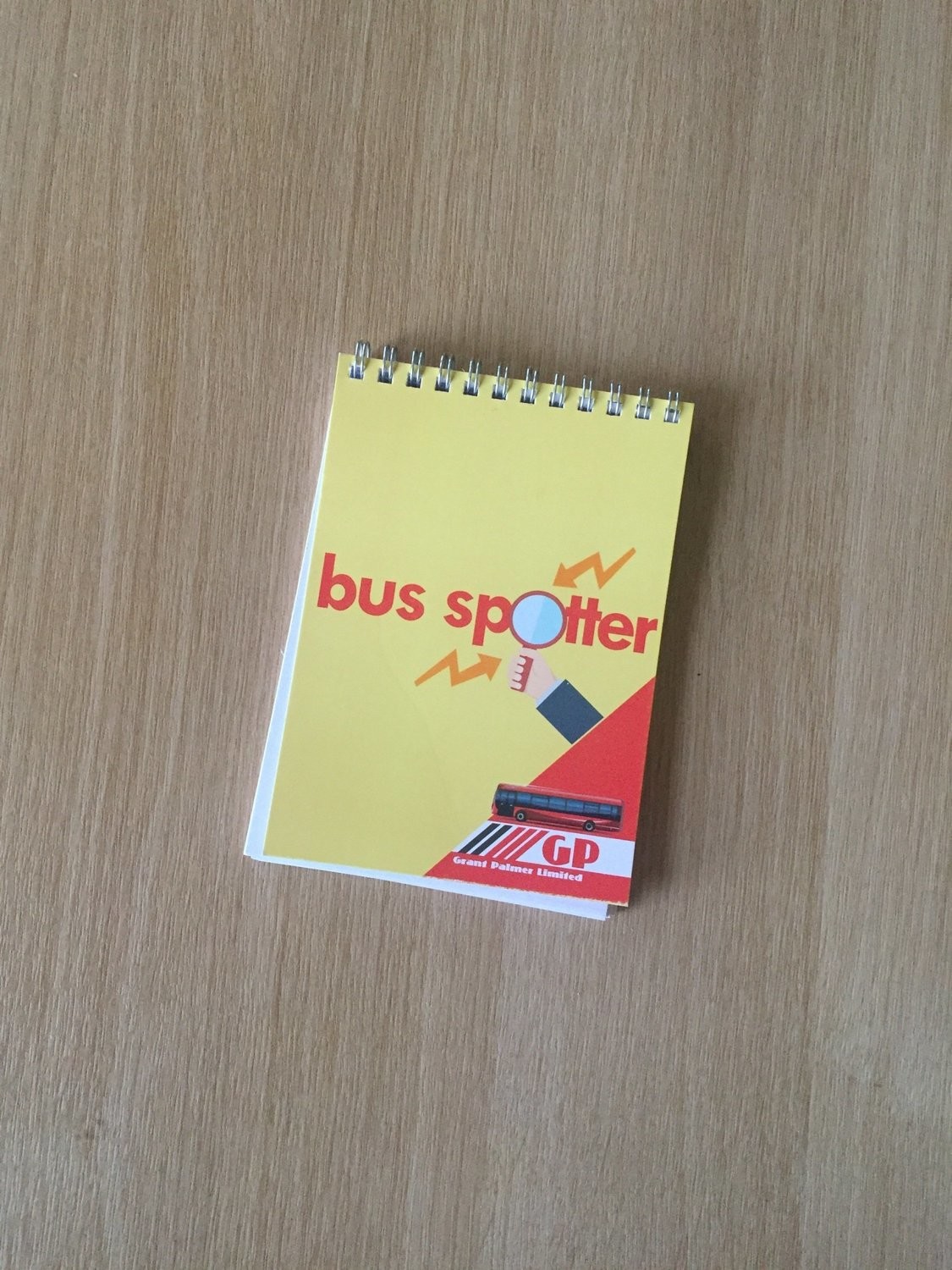 "Bus spotter" A6 notepad