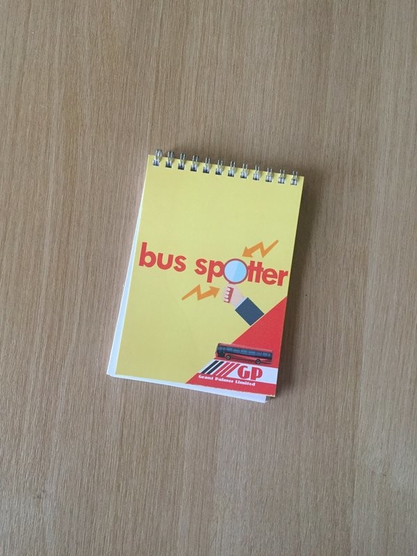 "Bus spotter" A6 notepad