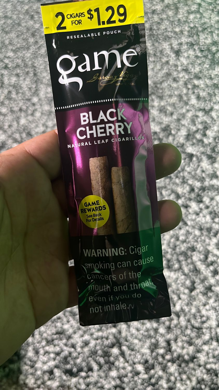 Game  black cherry 2 ct
