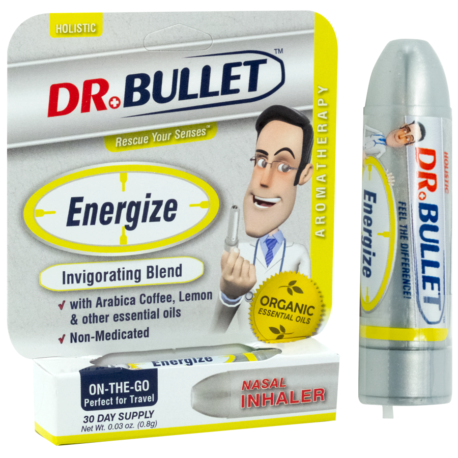 Holistic Labs: Dr.Bullet™ - "Energize™" Nasal Inhaler / Invigorating Blend