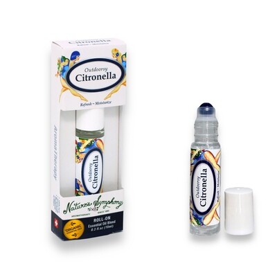 Outdoorsy Citronella, Roll-On, Blend Organic/Wildcrafted - 10ml
