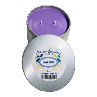 Lavender Candle 6 oz. Tin