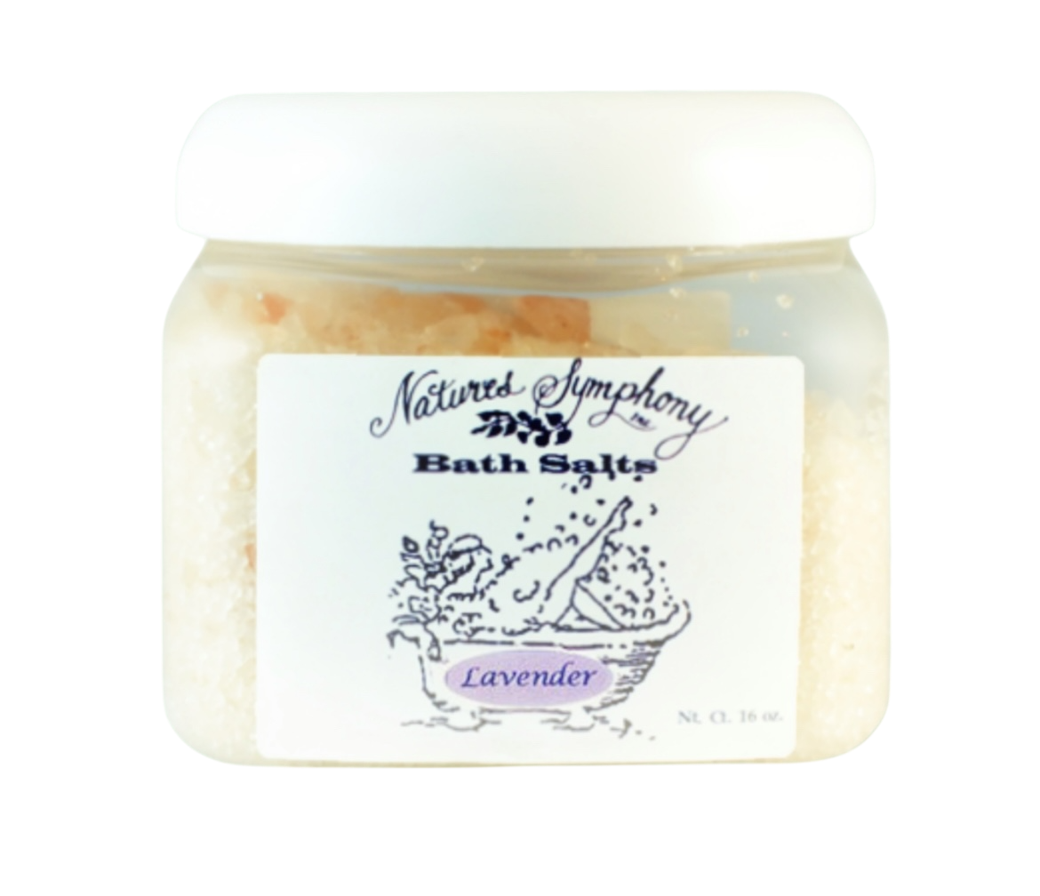 Lavender, Himalayan Bath Salts (16 baths) - 1lb (453g)