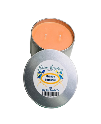 Orange Patchouli Candle 6 oz. Tin