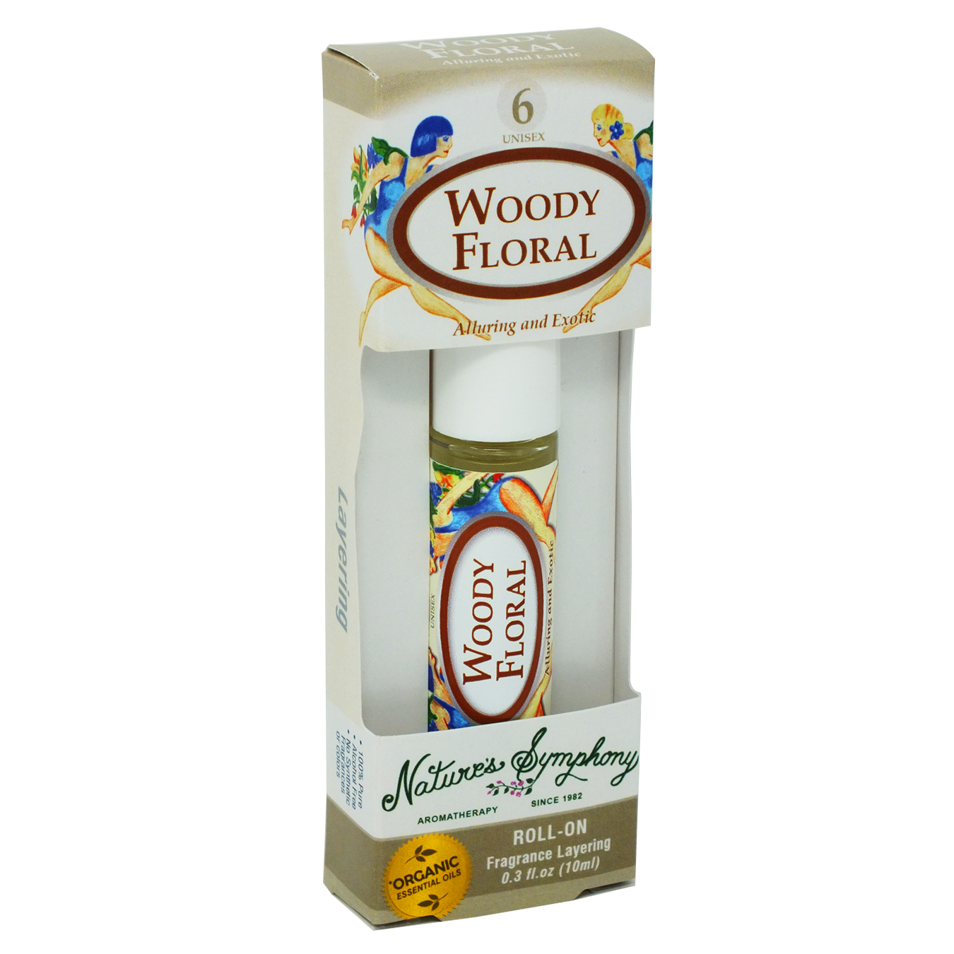 Woody Floral #6, Roll-On, Blend Organic/Wildcrafted - 10ml