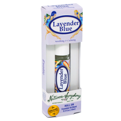 Lavender Blue, Roll-On, Exotic Organic/Wildcrafted Fragrance - 10ml