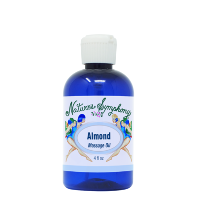 Almond, Unscented Massage Oil - 4 fl. oz. (118ml)