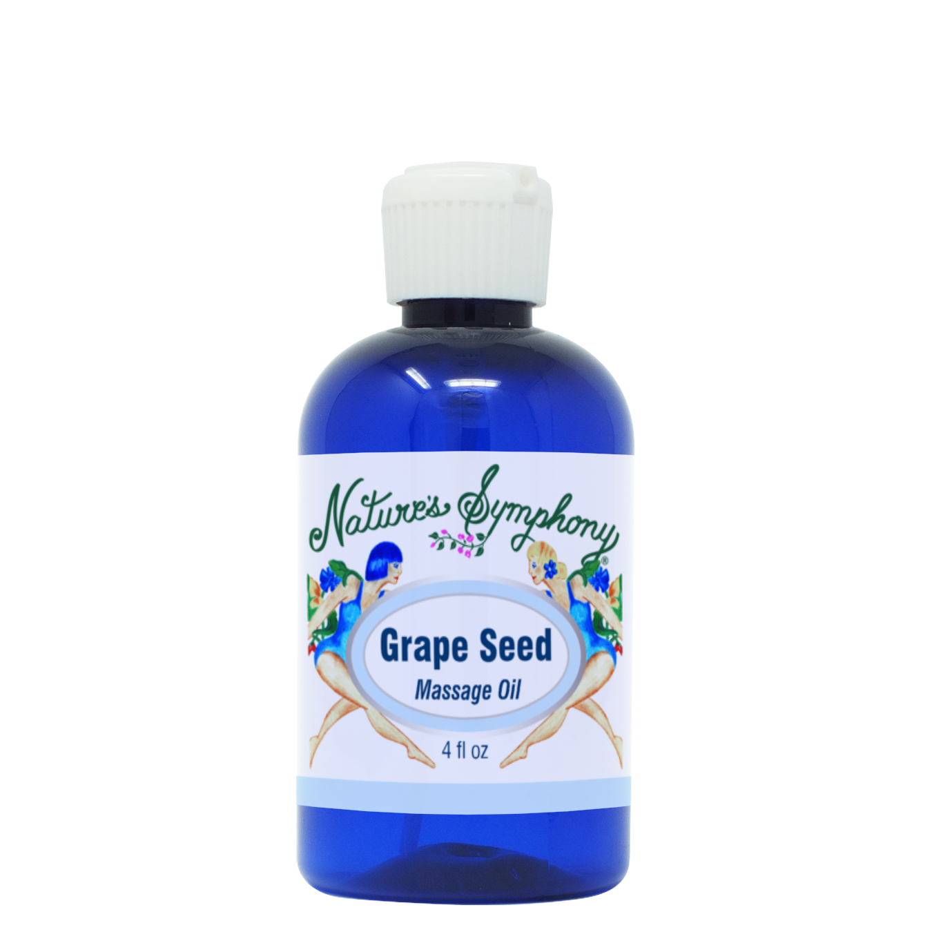 Grapeseed, Unscented Massage Oil - 4 fl. oz. (118ml)