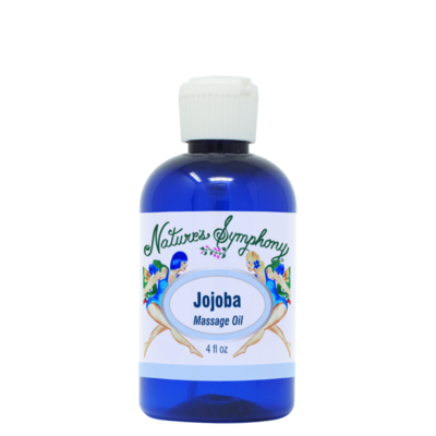 Jojoba, Unscented Massage Oil - 4 fl. oz. (118ml)
