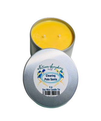 Clearing Palo Santo Candle 6 oz. Tin