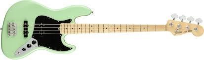 Fender Jazz Bass American Performer Mapple Neck  Satin Surg Green