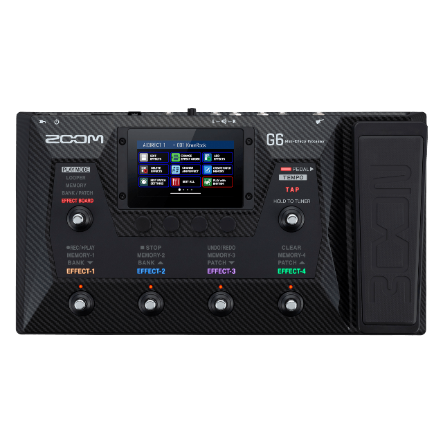 ZOOM G6 multi-effets guitare