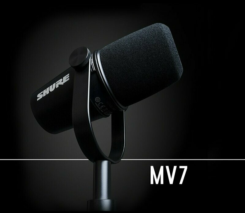 Shure MV-7 micro studio et podcast Shure MV-7 micro studio et podcast