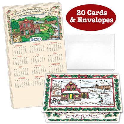 Bless This House 1 Calendar Cards (Pack of 20)