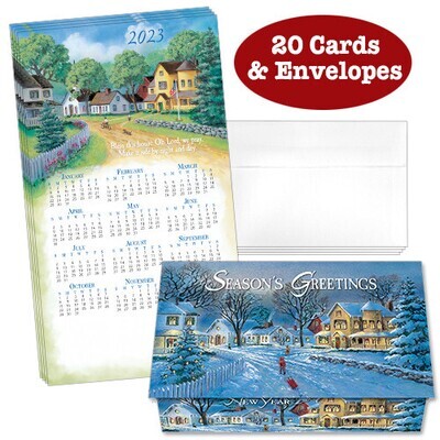 Bless This House 4 Calendar Cards (Pack of 20)