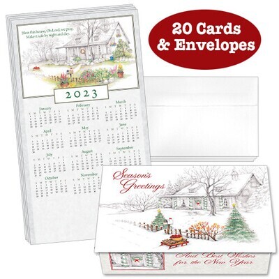 Bless This House 5 Calendar Cards (Pack of 20)