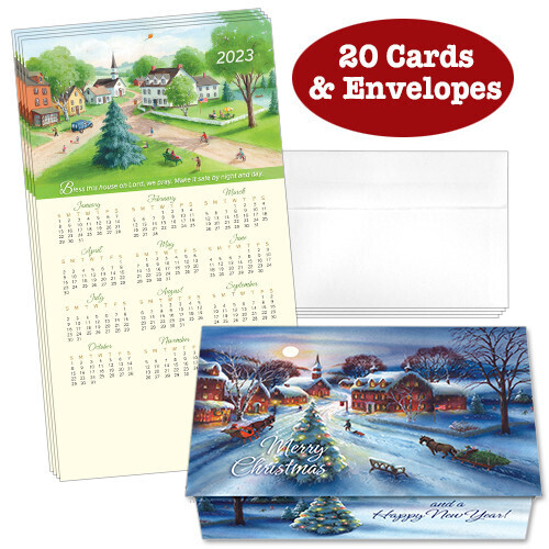 Bless This House 14 Calendar Cards (Pack of 20)