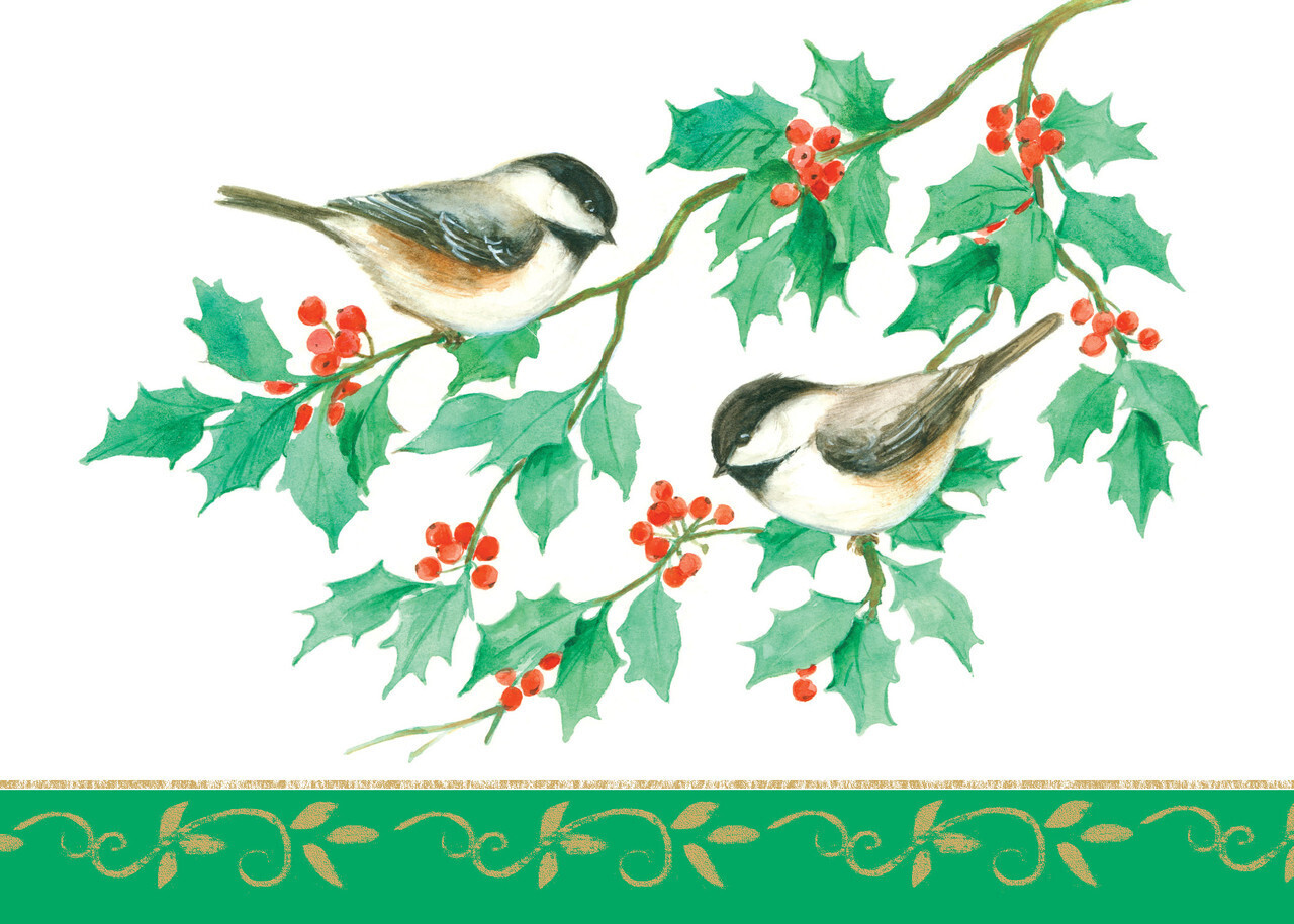 FRS708 Christmas Chickadees