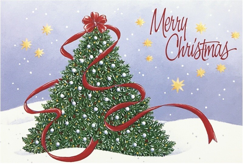 FRS913 Ribbon Adorned Tree