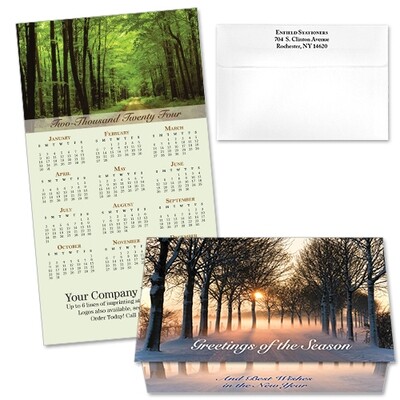 124214 Path Through Trees Calendar Card