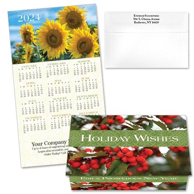 124283 Sunflower 2 Calendar Card