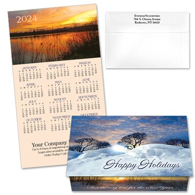 124295 Sunrise 3 Calendar Card 124295 Sunrise 3 Calendar Card