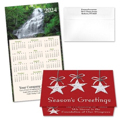 124225 Waterfall 2 Calendar Card 124225 Waterfall 2 Calendar Card