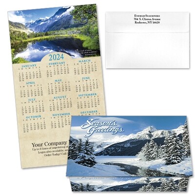 124282 Landscape 4 Calendar Card