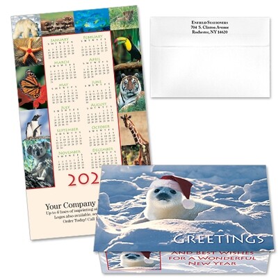 124239 Animal Collection 3 Calendar Card