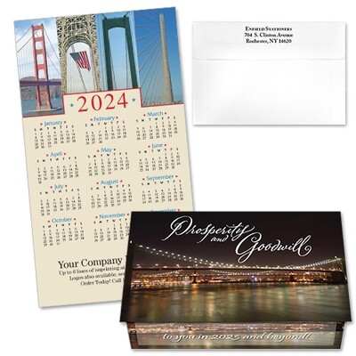 124221 Bridges Calendar Card