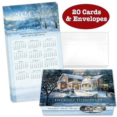 Bless This House 16 Calendar Cards (Pack of 20)