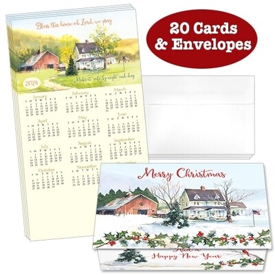Bless This House 10 Calendar Cards (Pack of 20) Bless This House 10 Calendar Cards (Pack of 20)