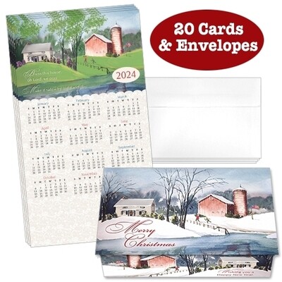 Bless This House 11 Calendar Cards (Pack of 20)