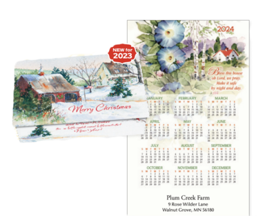 124459  Bless This House Calendar Card (Pack of 20)
