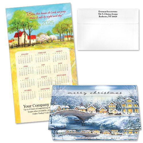 124424 Bless This House 17 Calendar Card