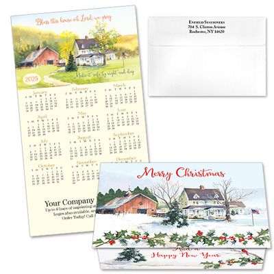 124355 Bless This House 10 Calendar Card