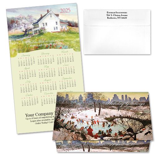 124401 Bless This House 15 Calendar Card